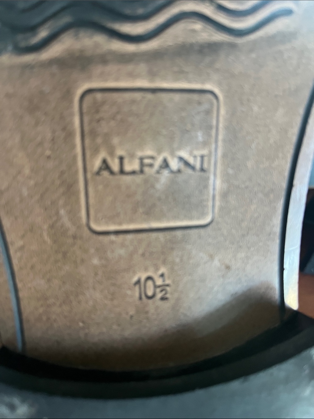 Alfani Black Leather Slip-On Dress Loafers - Picture 5 of 6